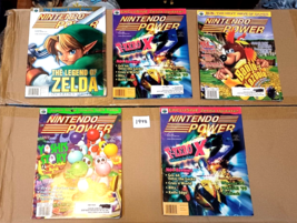 1998 Nintendo Power Magazines with Posters lot of 5 - Link - Yoshi&#39;s Story + - £71.98 GBP