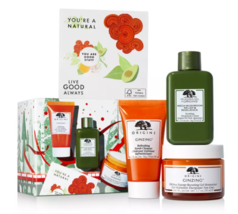 Origins Glow &amp; Believe GinZing &amp; Mega-Mushroom Hydrating Glow Kit Trio 1.7oz NIB - £27.51 GBP