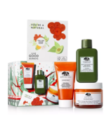 Origins Glow &amp; Believe GinZing &amp; Mega-Mushroom Hydrating Glow Kit Trio 1... - £27.23 GBP