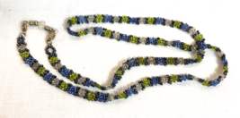 Beaded Eyeglass Chain/Holder, Lanyard Blue NEW - $143.82 MXN