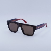 Gucci GG1868S 002 Havana/Blue/Red/Brown 53-19-145 Sunglasses New Authentic - $325.06