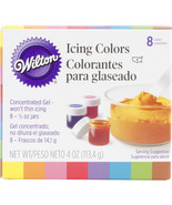 Icing Colors .5oz 8/Pkg-Assorted Colors - £15.47 GBP