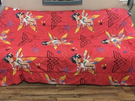 Wonder Woman Comforter Twin 64x86 Inch Franco Mfg 2017 - £38.86 GBP