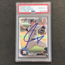 2016 Bowman Draft #BD-55 Forrest Whitley Signed Card PSA Slabbed Auto 10 Astros - $129.99
