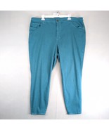Kut from the Kloth Teal High Rise Ankle Skinny Pants Women&#39;s 22W Stretch... - $459.38 MXN
