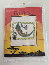 Vintage Disney The Lion King Coolin&#39; It Timon Just Cross Stitch Kit #38008 - $201.33 MXN