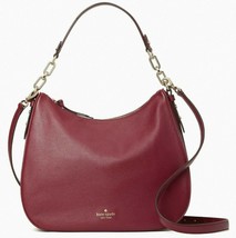 NWB Kate Spade Vivian Burgundy Leather Hobo WKRU4138 Shoulder $379 Gift ... - £140.33 GBP