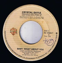 Crystal Gayle Baby What About You 45 rpm He Is Beautiful To Me Canadian Press - £3.86 GBP