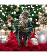 Vtg Clothtique Santa w/Baby Seal #15016 Nature&#39;s Love (Possible Dreams 1... - $34.64
