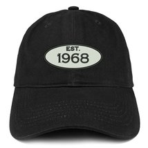 Trendy Apparel Shop Established 1968 Embroidered 55th Birthday Gift Soft Crown C - £15.97 GBP