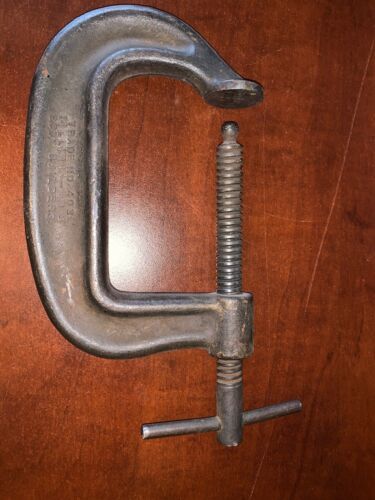 Vintage BILLINGS No.403 Body Builders C Clamp 3 Inch  Heavy Duty Clamp - $17.10