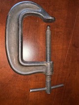 Vintage BILLINGS No.403 Body Builders C Clamp 3 Inch  Heavy Duty Clamp - £13.41 GBP