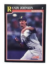 Randy Johnson 1991 Score #290 Seattle Mariners MLB Baseball Card - £0.94 GBP