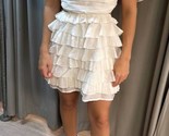 Elliatt Maya Ruffle Cutout Mini Dress Size S - $267.05 CAD