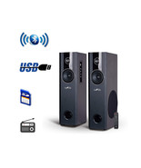 beFree Sound 2.1 Channel Home Theater Bluetooth Powered Double Tower Spe... - $175.41