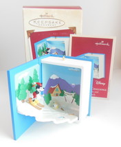 The Great Ski Challenge Mickey Mouse Hallmark Tree Christmas Ornament QX... - $12.95