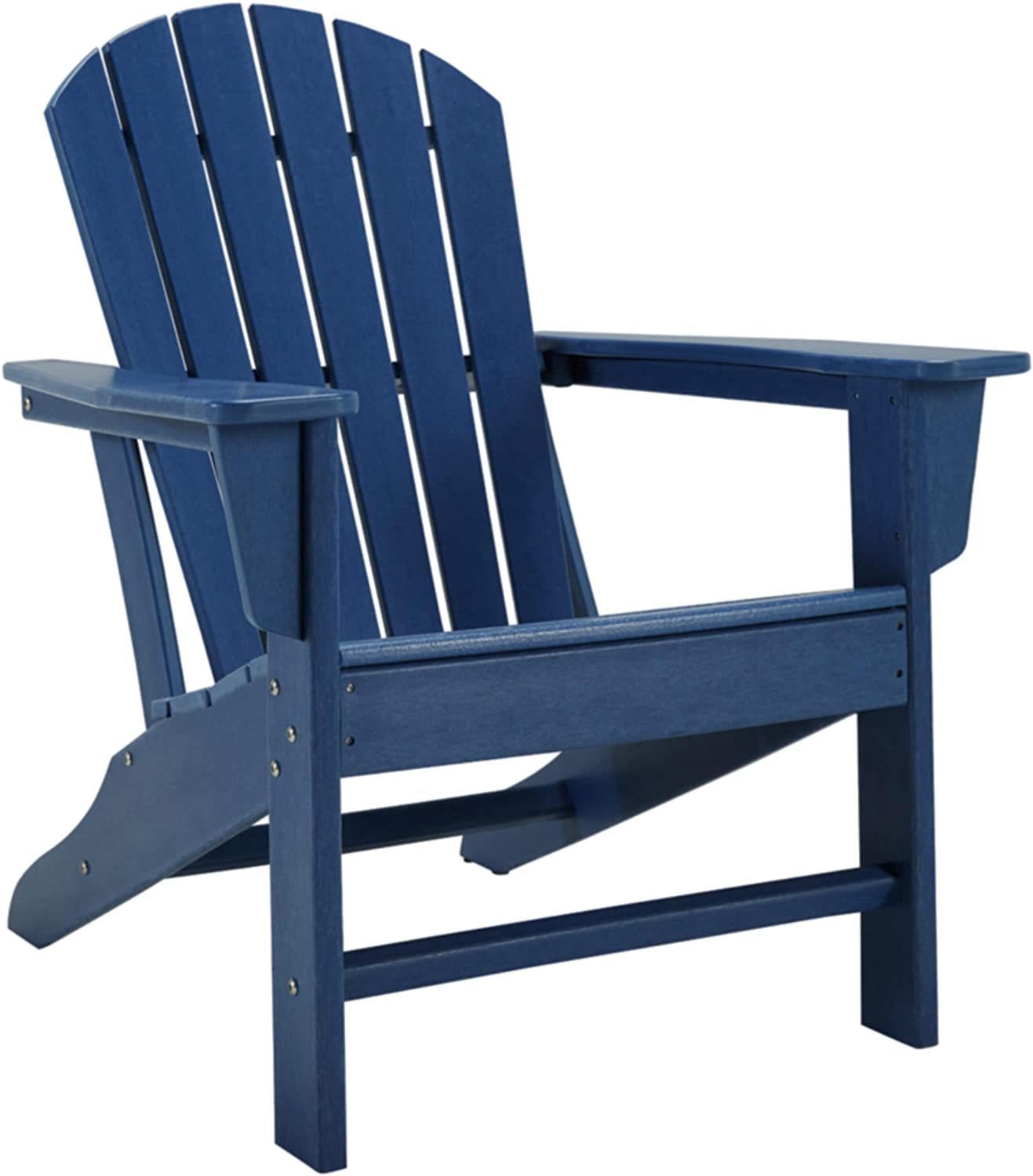 Blue Sundown Treasure Hdpe Patio Adirondack Chair From Signature Design By - £187.04 GBP