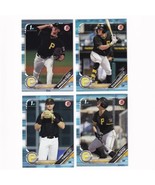 Lot Of 4 Pittsburgh Pirates 2019 Bowman Draft Sky Blue Swaggerty Siani /499 - £33.53 GBP