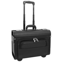 DR476 Pilot Case Wheeled Lockable Laptop Bag Black - £63.22 GBP