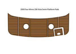 2000 Four Winns 298 Vista Swim Platform Boat EVA Foam Teak Deck Floor Pad Mat - £398.87 GBP
