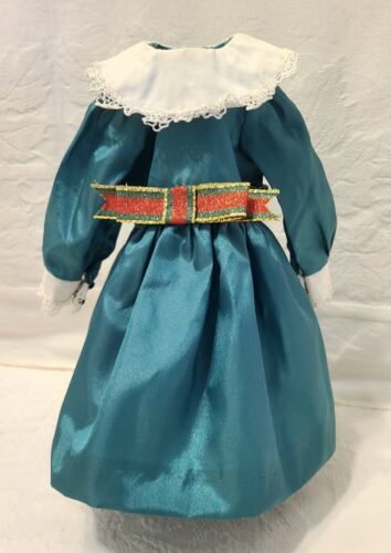 1995 Danbury Mint LITTLE CAROLER Dress for the 17" Porcelain Shirley Temple Doll - $8.90