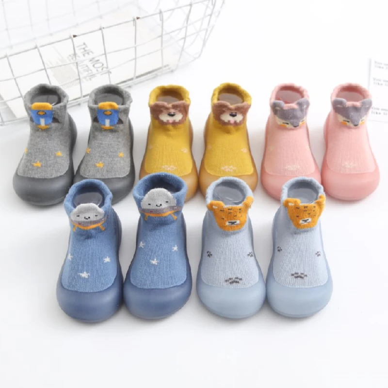 Sporting UniA Baby Shoes Anti-slip Cartoon Animal Fox prewalker Infant First Wal - £23.55 GBP