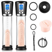Electric Penis Vacuum Pump, Automatic Enlargement Extend Rechargeable Pump With  - £40.64 GBP