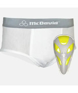 McDavid MD9110 Brief w/Flexcup PeeWee Large ages 4-6 WHITE - $280.41 MXN
