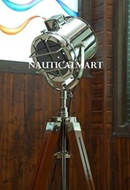 NauticalMart Classical Designer Chrome Finish Tripod Floor Lamp Searchlight - £156.48 GBP
