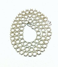 9 mm Round Tennis Chain Mounting 925 Silver 9 mm Tennis Necklace Blank M... - $196.01+