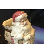 LENOX Porcelain Christmas Petals and Pearls Santa Claus Figurine Vase 7.... - £23.90 GBP