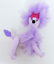 Clifford The Big Red Dog Cleo Purple Poodle Action Figure Toy  Fur 4" Sc... - $11.99