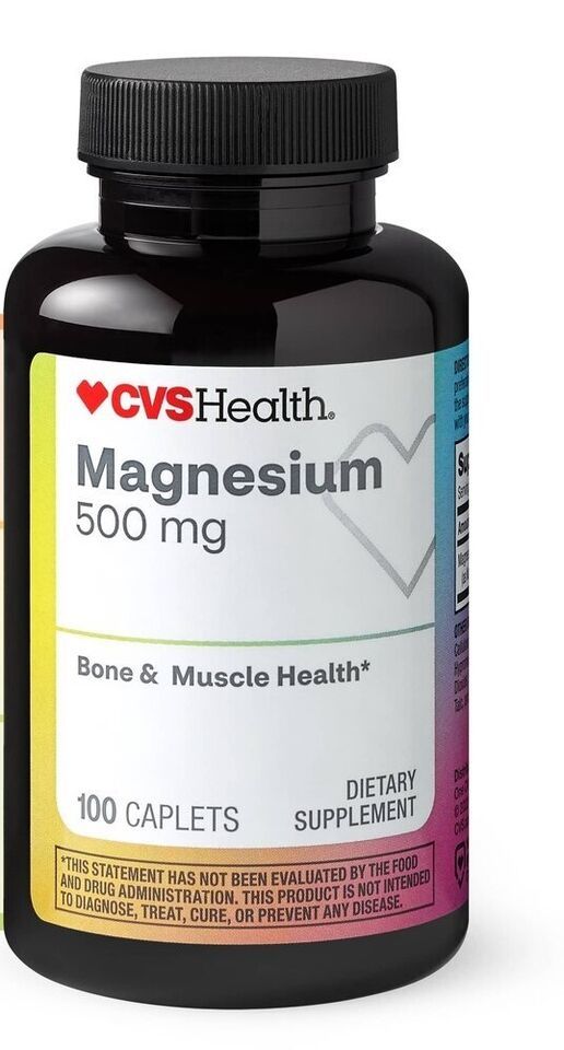 CVS Magnesium Bone & Muscle Health 500mg 100 Caplets - $5.45