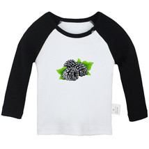 Baby Cute T-shirt Infant Fruit Blackberry Graphic Tees Tops Newborn Kids Clothes - £7.91 GBP+