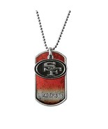San Francisco 49ers Dog Tag Charm Necklace NFL Offically Licensed - $11.83