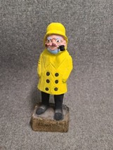 Enesco Wooden Hand Carved Weathered Sea Captain Sailor Fisherman Figurine 6.25” - £12.64 GBP