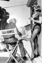 Angie Dickinson Feathers In Rio Bravo 11x17 Mini Poster On Set With Howard Hawks - $12.99