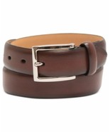Club Room Men&#39;s Faux Leather Burnished Belt in Cognac_XL 42-44 - $20.54 CAD