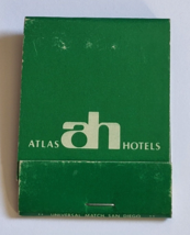 ATLAS HOTELS SAN DIEGO ADVERTISING MATCHBOOK COVER VINTAGE RETRO GIVEAWA... - $26.04 CAD