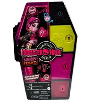 Monster High Skulltimate Secrets Neon Frights Draculaura Doll 12.75&quot; - £25.22 GBP