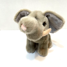 Animal Planet Soft Gray Plush Elephant Trunk Up Stuffed Animal Lovey 8 i... - £8.39 GBP