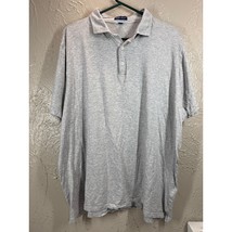 Peter Millar Crown Crafted Gray Mens Polo Golf Shirt Short Sleeve Size XL - $24.95