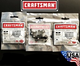 15 CRAFTSMAN 1/2&quot; BLACK REPLACEMENT SOCKET STUDS RACK RAIL CLIPS 941848 ... - £12.57 GBP