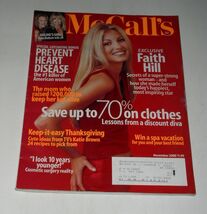 Faith Hill McCall's Magazine Vintage 2000 Kate Hudson Joan Melissa Rivers - $14.99