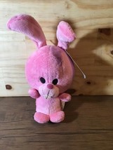 Bunny Pink Jim Benton&#39;s JUST JIMMY RARE Toy Network  6 inch plush doll - £6.78 GBP