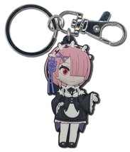 Isekai Quartet Re:Zero Ram PVC Keychain NEW WITH TAGS - $5.86