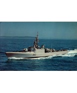 MARINE PHOTO POSTCARD-H.M.C.S. SASKATCHEWAN (DDE-262) CAN. DESTROYER ESC... - £3.11 GBP