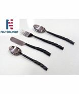 Al-Nurayn Medieval Modern Style Stainless Steel Iron Cutlery Set Of 2 - $1,311.47 MXN