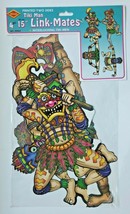 2001 Tiki Man Link-Mate 15&quot; Set Of 4 New In Packaging - £11.98 GBP