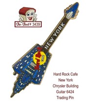 Hard Rock Cafe New York Chrysler Building Guitar Trading Pin - $12.95